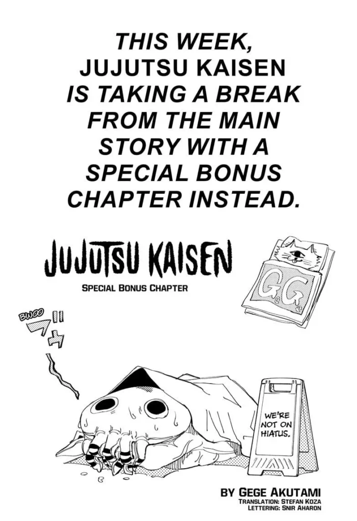 Jujutsu Kaisen Manga Chapter 129.5